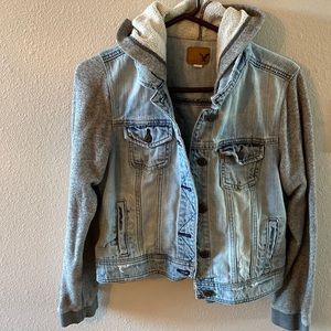 American eagle jean jacket.  Size large